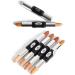 EnMart 4 Pcs Dual-Ended Contour Stick 2 In 1 Cream Highlight Contour Pen Makeup Bronzer Shading Stick Face Highlighters Sticks Concealer Contour Highlighter Pencil Long Lasting Waterproof Makeup C011 - Buy Online on GoSupps.com