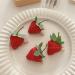 4pcs/set Cute Strawberry Hairpins Resin Headwear Hair Accessories Fruit Hair Clips Sweet Hair Barrettes Headdress Jewelry - Buy Online on GoSupps.com