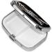 Zebra Printing Small Pill Case - 2 Compartment Travel Pill Organizer | Cute Purse Pill Box for Pocket & Gifts - Buy Online on GoSupps.com