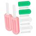 Anneome 6pcs Popsicle Shape Silicone Aligner Chewies Chew Sticks for Braces Handle Braces Chewies for