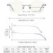 Eyekepper Frameless Progressive Blue Light Filter Reading Glasses - Multifocus Retro Round Eyeglasses for Men & Women - Purple +3.00 - Buy Online on GoSupps.com