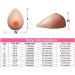 Self-Adhesive Silicone Breast Shapes - Lifelike Mastectomy Prosthesis for Transgender & Cosplay | D Cup (1000g/Pair) - International Shipping Available - Buy Online on GoSupps.com