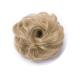 Ash Blonde Thick Hair Donut Scrunchie Hair Bun Ponytail Extension Updo Hairpiece Scrunchy Wavy Curly Messy Hair Ribbon Hair Chignons Thick Ash Blonde