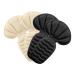 FRCOLOR 2 Pairs Follow up Shoe Filler T Shape Shoe Inserts Womens Heels Shoe Heel Grips Heel Cushion Heel Protectors for High Heel Shoes Stickers Women's Shoes Knitted Fabric Heel Pad