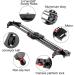 Motorized Time Lapse Camera Slider Track Dolly Rail System with Follow Focus - 31-80cm - Buy Online on GoSupps.com