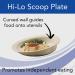 Sammons Preston 33887 Hi-Lo Scoop Plate 9 - Non-Slip Scooped Dish for Children, Elderly, and Disabled - Adaptive Eating Aid with Non-Skid Cutlery Assistance - Buy Online on GoSupps.com
