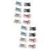 ABOOFAN 8 Pairs Fake Eyelashes Layered Fake Lashes Long Halloween Eyelashes Eyeliner Strip Sticker False Eyelash Halloween Costumes Halloween Party Fake Eyelash 3d Fluffy Cosmetic