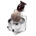 Jojomis Beard Brush Beard Brush Men Facial Tool and Holder