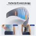 Ergonomic Back Brace for Lower Back Pain Relief | Soft 3D Knit Lumbar Support Belt for Men & Women | Anti-Skid Herniated Disc & Sciatica Relief (M 26-41 65-105cm - Buy Online on GoSupps.com