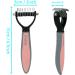 Dual-Sided Dog Hair Comb Stripper & Stainless Steel Dematting Tool | Shedding and Grooming Kit for Dogs and Cats - S Orange - Buy Online on GoSupps.com