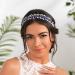 IYOU Bridal Wedding Headbands Royal Blue Crystal Hair Bands Sparkly Rhinesotne Guest Birde Bridesmaid Hair Accessories for Women and Girls - Buy Online on GoSupps.com
