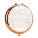 UJIMS Apology Gift Sorry Compact Travel Makeup Mirror for Women I Love You and I Am Sorry for Him Her Forgive Me Gift (SorryCompactMirror)