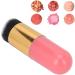 Verdant Touch Powder Brush Foundation Makeup Brush Professional Cosmetic Liquid Blending Blush Powder Brush Portable Face Makeup BrushPink Gold - Buy Online on GoSupps.com