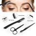 11 in 1 Eyebrow Razor & Grooming Kit - Multipurpose Exfoliating Dermaplaning Tool for Women & Girls - International Shipping Available - Buy Online on GoSupps.com