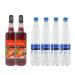 Rioba Syrup & Lemonade Pack: Rioba Strawberry Syrup (2x1L)- Rioba Lemonade (4x1L)