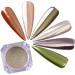 Holographic Nail Powder Holo Powder for Nails Nail Powder Rainbow Mirror Nail Powder Silver Gold Black Holo Manicure Nail Art Pigment Glitter Dust - Buy Online on GoSupps.com