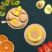 Bamboo Baby Weaning Set - Suction Bowl, Plate, Spoon & Fork in Yellow - Buy Online on GoSupps.com