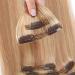Real Hair Clip-In Extensions - 8pcs Thick Double Dilter 18 Clips | 30cm 115g #18/613 Light Ash Blonde/White Blonde - Buy Online on GoSupps.com