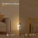 LYRIDZ Plug-in Motion Sensor Night Light Warm White LED Nightlight Bedroom Bathroom Kitchen Hallway Stairs Energy Efficient Compact 4-Pack - Buy Online on GoSupps.com
