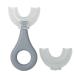 Our Happy Bubble Kids U Shaped Toothbrush - Age 2-5 (Gray) Toddler Toothbrush - U Shaped Toothbrush Kids - Tooth Brush Kids 360 Premium Soft Silicone Kid Toothbrush U Shape