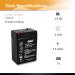 Casil 6V 4.5Ah Replacement Battery for Wildgame Innovations Game Feeders - International Shipping Available - Buy Online on GoSupps.com
