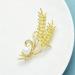 WIPPWER Pin Jewelry Gifts for Women Ladies Fashion Accessories Ladies Elegant Cubic Zircon Wheat Brooch Wheat Shape Wedding Banquet Brooch Pin Brooches & Pins - Buy Online on GoSupps.com