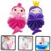 2pcs Cute Bath Ball Sponges - Cartoon Loofah for Shower | Princess Bath Loofahs & Bath Sponges - Ideal for Kids & Adults - Buy Online on GoSupps.com