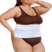 Broken Rib Brace Cracked Abdominal Binder Back Belt Chest Compression Wrap Support Costochondritis for Bruised Fractured or Dislocated Ribs Plus Size