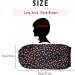 Ladaypoa 2-Piece Women Satin Sleep Cap - Double-Layer Adjustable Silk Hood for Curly Hair | Black & Red Lips - Buy Online on GoSupps.com