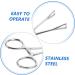 SEWOART Reptile Feeding Clip Lizard Stuff Reptile Tools Gecko Tool Stainless Steel Silver - Buy Online on GoSupps.com
