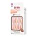 KISS Gel Fantasy Press-On Nude High Arch Nail Kit - 4 the Cause | Long Length | Includes 24 Mega Adhesive Tabs, Pink Gel Glue, Manicure Stick, Mini File + 28 Fake Nails - Buy Online on GoSupps.com