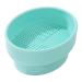 Makeup Brush Cleaner Bowl Makeup Brush Cleaner Mat 3 in 1 Clean Dry Storage Makeup Brush Cleaners Bowl Silicone Makeup Brush Cleaning Bowl Makeup Lovers Brush Cleaner Bowl Mint Green