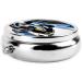 Advanced Snowmobile Portable Metal Pill Box - Round Mini 3-Compartment Hinged Design for Small Pills - Essential Travel Accessory - Buy Online on GoSupps.com