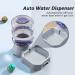Pet Feeder and Water Food Dispenser Automatic for Dogs Cats  100% BPA-Free  Gravity Refill  Easily Clean  Self Feeding for Small Large Pets Puppy Kitten Rabbit Bunny A-Grey - Buy Online on GoSupps.com