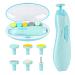 Lupantte Electric Baby Nail Trimmer with Light and 6 Grinding Pads - Safe Nail File and Clippers for Newborns, Infants, Toddlers, Kids and Adults - Green - Buy Online on GoSupps.com