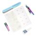 POPETPOP 1 Set nail set nail polishing file nail grinding bar press on nails nail file strips full cover coffin nails nail polishing buffers false finger nails tool natural Stainless steel 13X7cm Assorted Color 3