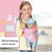 Buy Baby Born Baby Carrier - Adjustable Pink & Gray Puppet Carrier for 36-43 cm Dolls | Zapf Creation 832462 | International Shipping - Buy Online on GoSupps.com