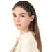 BOBIYA Wide Braided Headband with Teeth Braid Headbands With Teeth for Women Braided Hair Headbands with Tooth (Dark Chocolate) - Buy Online on GoSupps.com