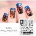 Kads Halloween Nail Stamping Plate Kit - DIY Pumpkin & Bat Nail Art Stencils (HA004 CH004) - International Shipping Available - Buy Online on GoSupps.com
