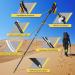 Glymnis Adjustable Hiking Sticks - 7075 Aluminum Trekking Poles (110-130cm) with Rubber Buffers - Lightweight & Durable Walking Sticks for Outdoor Adventures - Buy Online on GoSupps.com