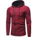 Hoodies for Men | Casual Workout Long Sleeve Pullover | X-Large Wine - Buy Online on GoSupps.com