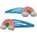 Topkids Accessories Frosty Glitter Unicorn Motif Snap Hair Clip Small Hair Clips Girls Hair Accessories Baby Hair Clips Girls Hair Clips kids Hair Clips Toddler Clips Curl Clips (Turquoise Rainbow) - Buy Online on GoSupps.com