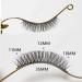 Buy Russian Strip Lashes | Wispy D Curl Faux Mink Eyelashes - 10 Pairs Natural Fluffy Look (12mm) - Buy Online on GoSupps.com