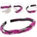 hgnxa Sequined Lace Hair Hoop for Women Korean Style Rhinestones Headband Nonslip Sweet Hairband Casual Wear Mesh Headwear Black - Buy Online on GoSupps.com