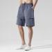 CEWIFO Men's Wide Leg Pants - Light & Loose 3/4 Yoga Shorts Casual Beach & Hiking Wear Elastic Waist Cotton A2-Gray Size 5XL - Buy Online on GoSupps.com