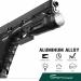 CRONHAWK Rechargeable 700 Lumen Pistol Flashlight - Tactical Weapon Light for Gun, Picatinny Rail Mounted - Black - Buy Online on GoSupps.com