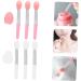 Housoutil 2 Sets Lip Stick Dust Silicone Lip Covers Silicone Scrubber Silicone Brush Lady Tools Lip Balm Applicator Accessory Lip Makeup Lip Scrub Brush Facial Miss Girl - Buy Online on GoSupps.com