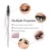 300 Pack Disposable Mascara Wands & Eyelash Brushes | Eye Makeup Applicator Kit - Crystal Rose/Black - Buy Online on GoSupps.com
