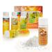 KK Sauna set with salt peeling |KK sauna infusion set "Caribbean" 4 x 100 ml + 200 g KK Saunas salt "Honey" |Sauna concentrate + sauna peeling salt "honey"
