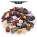 Buy Lavisa Drum Stones Healing Stones 100% Natural Gemstones for Water Treatment | Halbedelstein Mixture (M 320g) | Enhance Your Wellness with Mineral Crystals - Buy Online on GoSupps.com